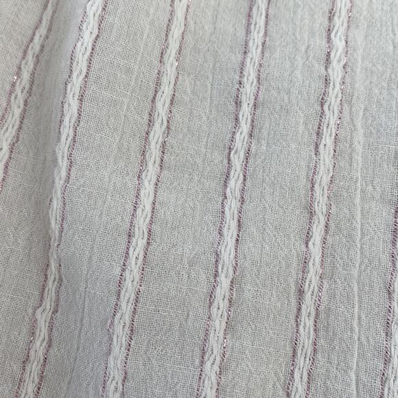 Madewell Cream Peplum Top Small - Picture 6 of 9